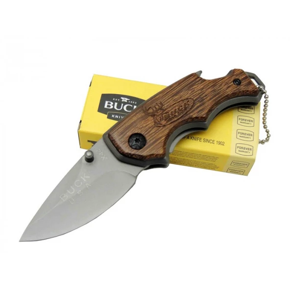 Buck Çakı Ahşap k Marka:Buck Çakılar Ürün Kodu: X44 14 CM - Resim 2