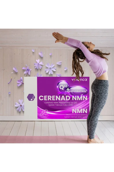 Cerenad NMN Resveratrol ve Q10 İçeren Takviye Edici Gıda 30 Tablet - Resim 6
