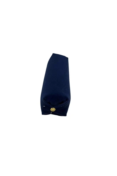 Süet Kumaş Lacivert Renk 20 Cm Rulo Takı Yastığı - 2