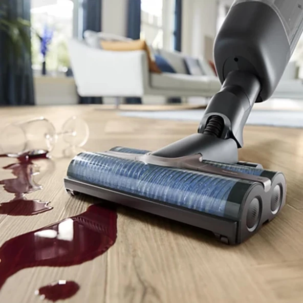 OUTLET ÜRÜN Philips Aqua Trio XW7110/01 Islak Kuru Şarjlı Dikey Süpürge - Resim 3