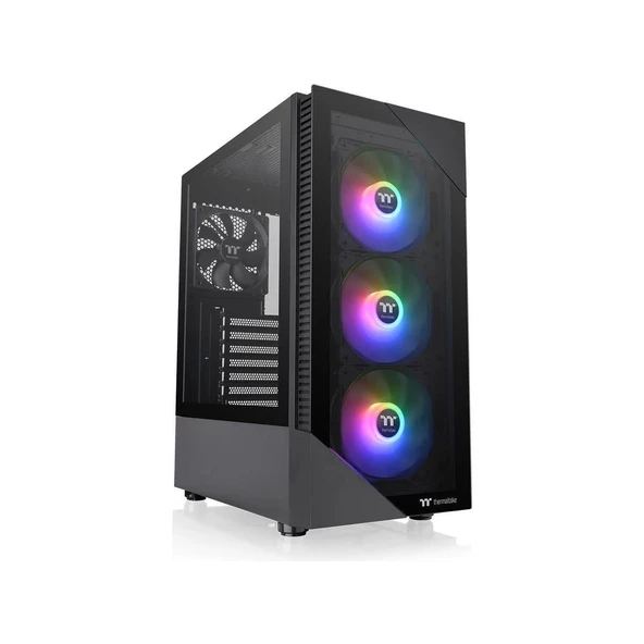 650W 80+ Vıew 200 Tg CA-3X3-65M1WE-00 Gamıng Mıd-Tower Pc KasasıThermaltake View 200 TG CA-3X3-65M1WE-00 ARGB Fanlı 650 W ATX Oyuncu Kasası ürün görseli