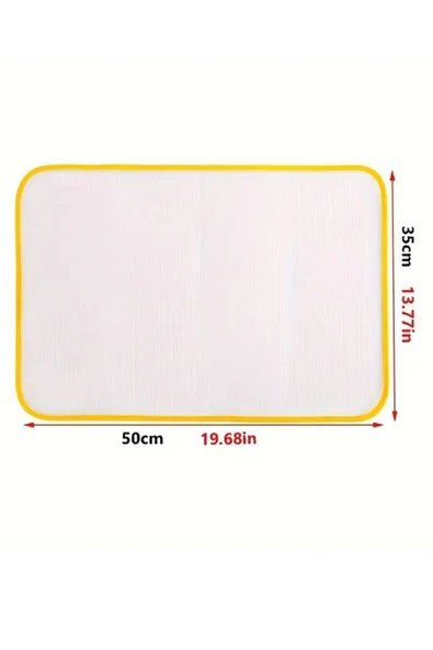 Yüksek Isıya Dayanıklı Ütü Koruyucu Bezi – Yanmaz, Parlatmaz, Tekli Ütü Masası Bezi (1 Adet) - Resim 7