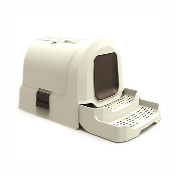 M-Pets Giza Çekmeceli Kapalı Kedi Tuvaleti 69x42x45 Cm ürün görseli 1