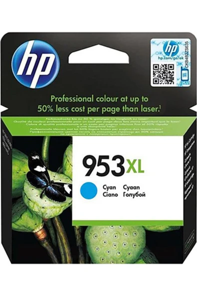 953xl Cyan Mavi Yüksek Kapasite Kartuş F6u16ae ürün görseli 1