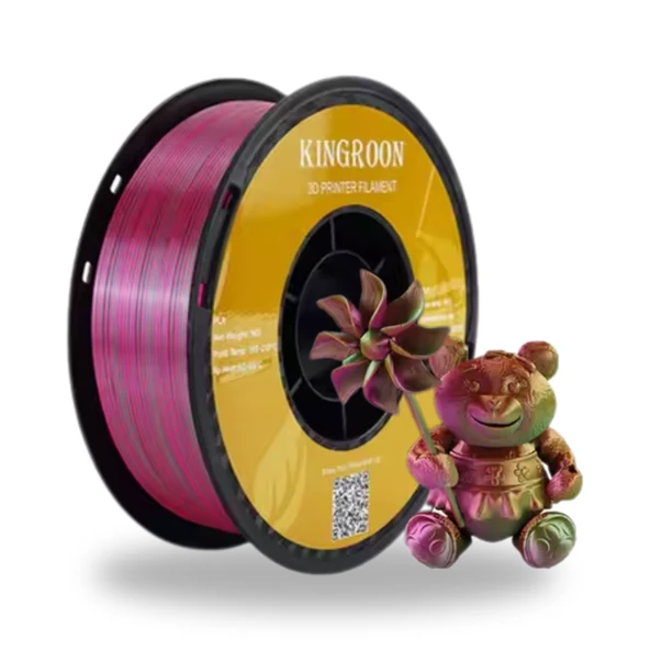 Kingroon PLA Silk üç renk Filament - 12