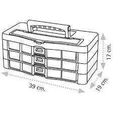 Süper Bag ASR-2057 3'lü Organizerli Çekmece Kutu Prof Bag - 7