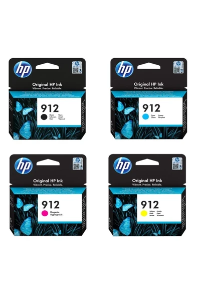912 Cmyk Orjinal Set Kartuş - 1