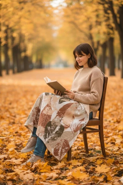 Tek Kişilik Baskılı Pike Koltuk Örtüsü Breeze 180x230 cm - Resim 3