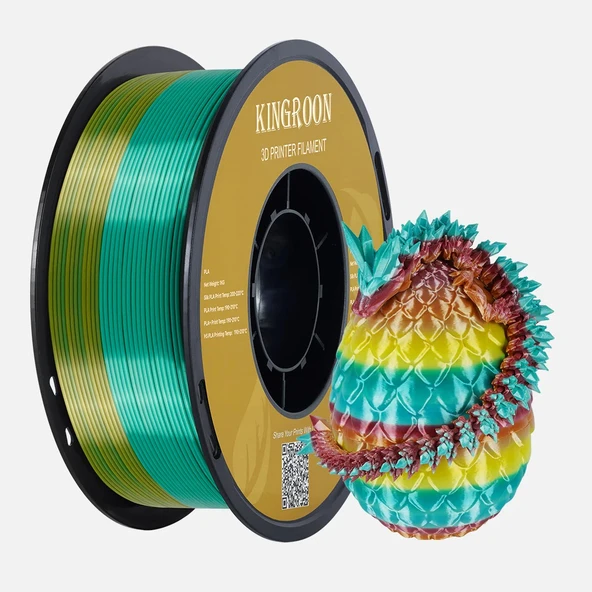 Kingroon PLA Silk Gökkuşağı Filament - 3