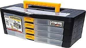 Süper Bag ASR-2058 4'lü Organizerli Çekmece Kutu Prof Bag - Resim 4