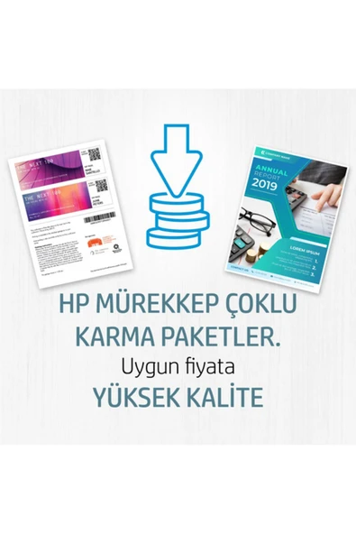 6zc70ae 963 Cmyk Original Ink Cartridge 4-pack - Resim 3