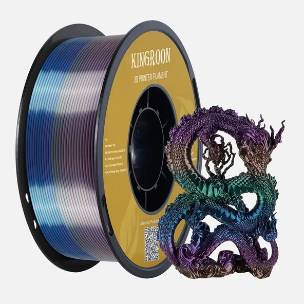 Kingroon PLA Silk Gökkuşağı Filament - 7