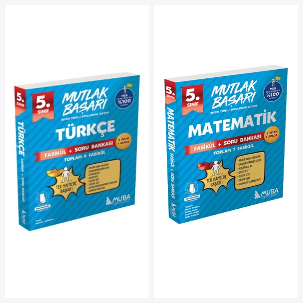 Muba 5. Sınıf Türkçe & Matematik Fasikül + Soru Bankası ürün görseli 1