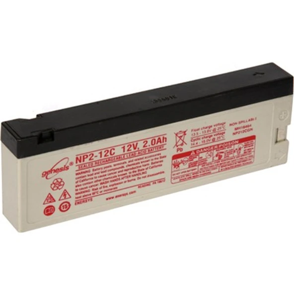 GENESIS 12 V C BLOC 12 V 2 AHM AKÜ