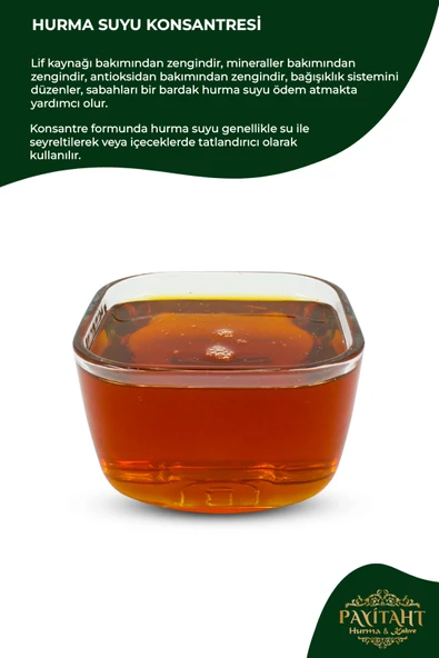 ELMA SUYU KONSANTRESİ 685ML ve PAYİTAHT HURMA TATLANDIRICI SAF HURMA SUYU KONSANTRESİ 700 GR - 4
