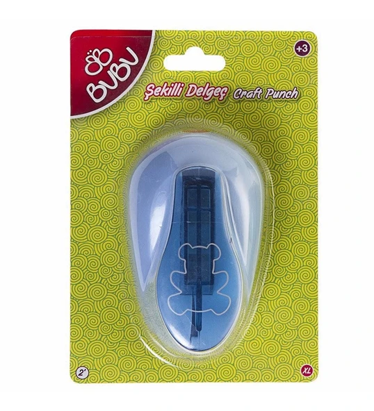 Bu-Bu Ayıcık Şekilli Eva Ve Kağıt Delgeç 2 Kod:Bubu-De0004
