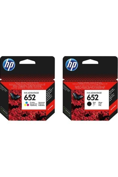 652 F6v24a / F6v25a Orjinal Siyah Ve Renkli Avantaj Paket Kartuş / Deskjet Ink Advantage 3835 ürün görseli 1