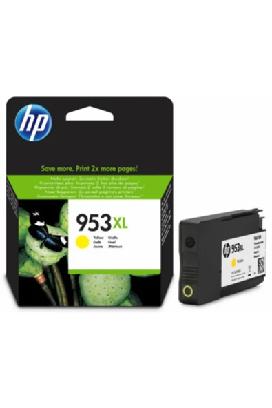 953xl F6u18ae Sarı Orjinal Kartuş Officejet 7740 / 8210 / 8710 / 8712 / 8725 ürün görseli 1