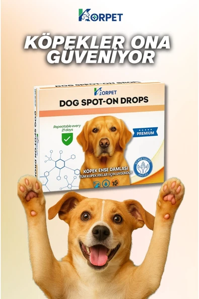 Köpekler için Dış Ense Serumu 5'li Bitkisel Cilt Tüy Damlası - Resim 3