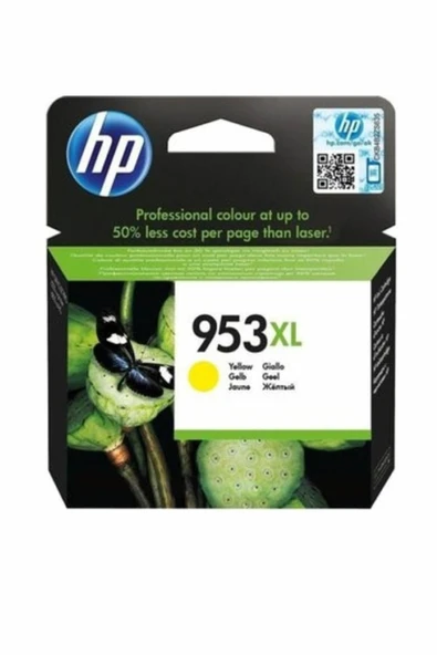 953XL Yüksek Kapasiteli Kartuş (F6U18A) - Sarı ürün görseli 1