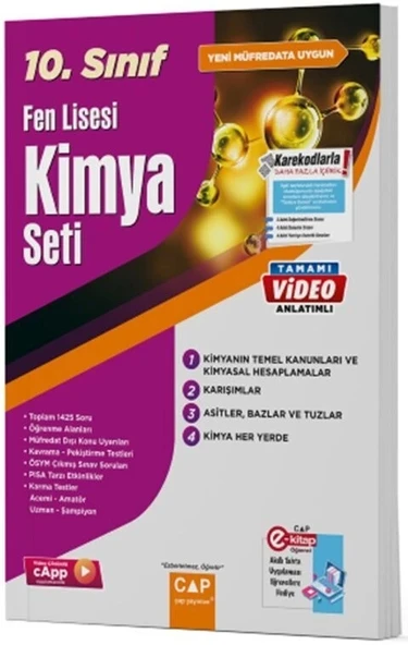 Çap 10.Sınıf Fen Lisesi Kimya Seti