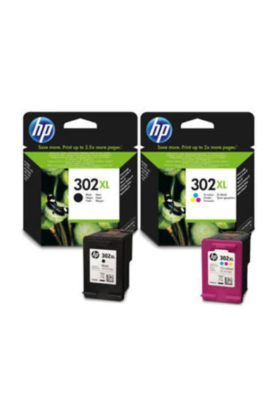 (302xl)  Kartuş Orijinal 2 Li Seti  F6u68ae  F6u67ae ürün görseli 1