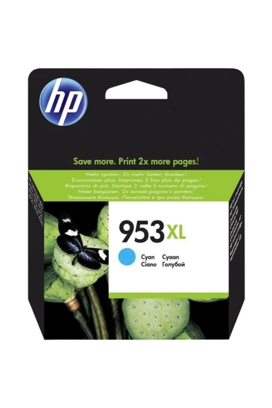 953xl Cyan Mavi Yüksek Kapasite Kartuş F6u16ae ürün görseli 1