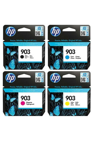 903 Standart 4'lü Set Orijinal Kartuş - T6l95ae / T6l87ae / T6l91ae / T6l99ae ürün görseli 1