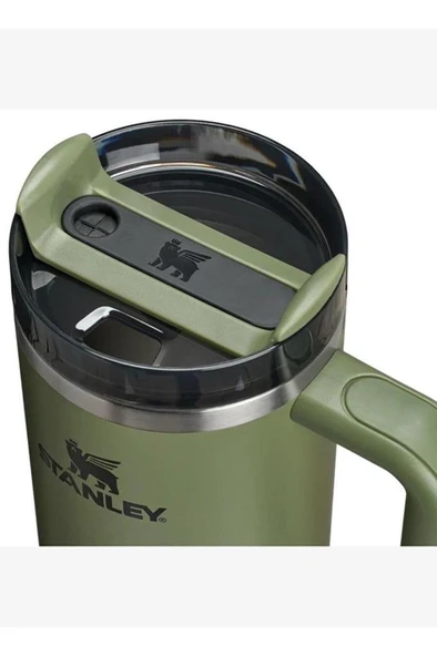 Stanley Quencher Tumbler Termos 0,88 L Haki - Resim 3