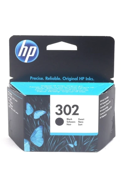 HP F6u66ae (nr302) Orjinal Siyah Mürekkep Kartuş ürün görseli 1