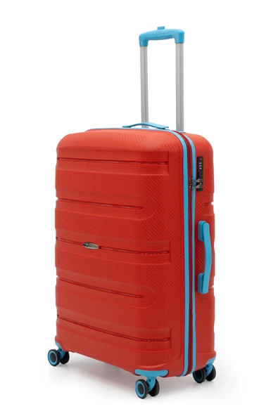 Artemis Polipropilen&Kırılmaz 2'li Valiz Seti Büyük&Kabin - Kırmızı - 2