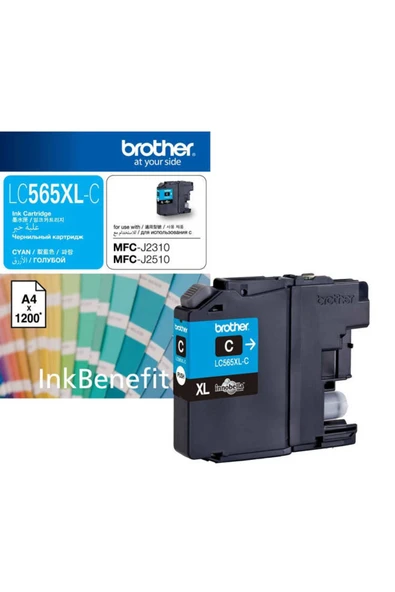 HPZR Brother LC565XL Uyumlu Mavi  Kartuş ürün görseli 1