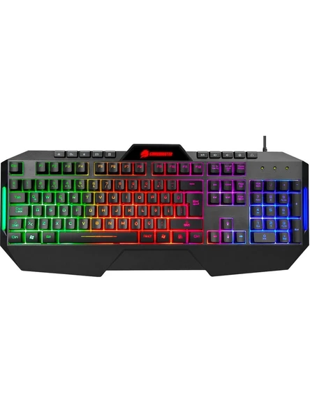 GameBooster G59K Frontier Rainbow Aydınlatmalı Membrane Oyun Klavyesi (GB-G59K) - 6