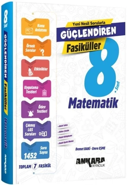 8. Sınıf Matematik Güçlendi̇Ren Fasi̇Küller Seti̇ Ankara Yayın