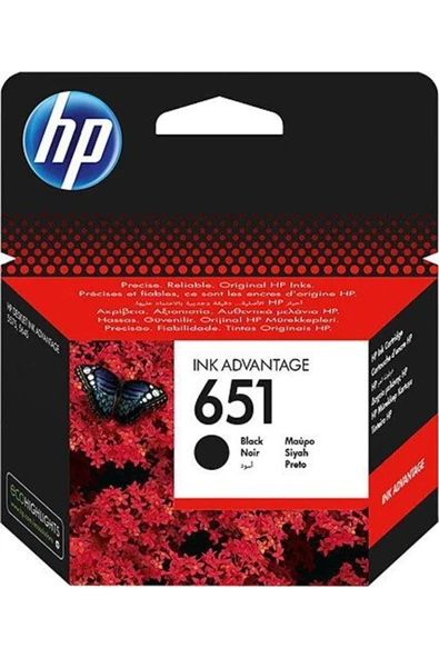 651 C2p10ae Siyah Kartuş 600 Sayfa - 1