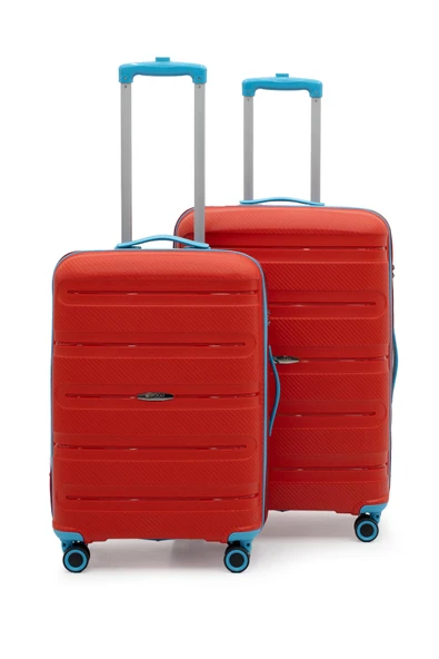 Artemis Polipropilen&Kırılmaz 2'li Valiz Seti Büyük&Orta - Kırmızı ürün görseli