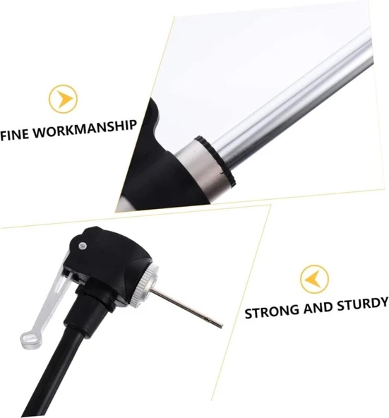 FORTE GT BİSİKLET POMPASI 120 PSI GÜMÜŞ - Resim 3