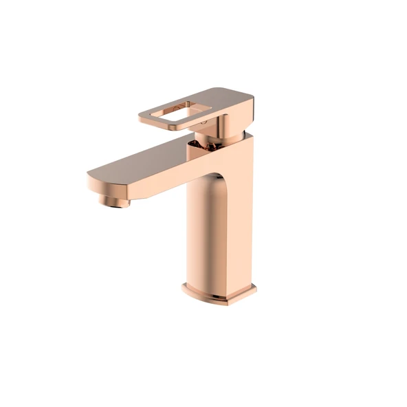 BİEN LAVABO BATARYASI KISA SALVO PLUS ROSE GOLD - 1