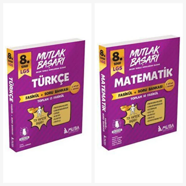 Muba Lgs Türkçe & Matematik Fasikül+ Soru Bankası ürün görseli