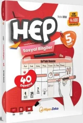 Hiperzeka 5.Sınıf Hep Sosyal Bilgiler 40 Deneme ürün görseli