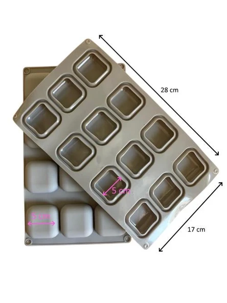 Pastaland Silikon Kek Kalıbı Kare - Resim 2