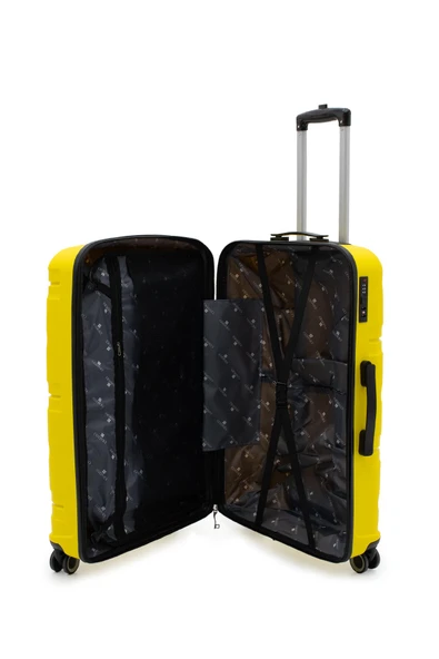 Artemis Polipropilen&Kırılmaz 2'li Valiz Seti Orta&Kabin - Sarı - 5