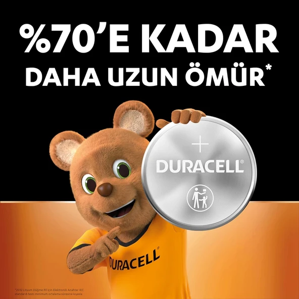 Duracell CR2032 Lityum Düğme Piller (4’lü Paket) 3V - 2