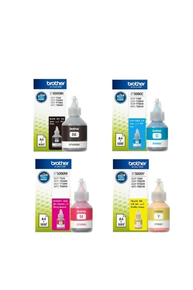 Bt6000bk / Bt5000c / Bt5000y / Bt5000m 4'lü Mürekkep Set ürün görseli 1