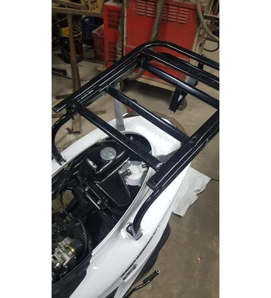 Rks Newlight 125 Kızaklı Kurye Çanta Demiri Ergoline Sürgülü Pizzacı Paket Demiri Supermoto - 3