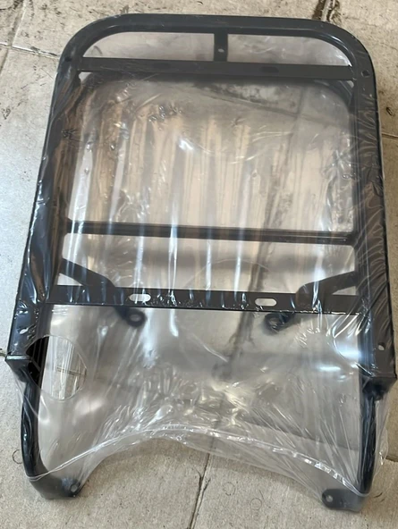 Rks Newlight 125 Kızaklı Kurye Çanta Demiri Ergoline Sürgülü Pizzacı Paket Demiri Supermoto