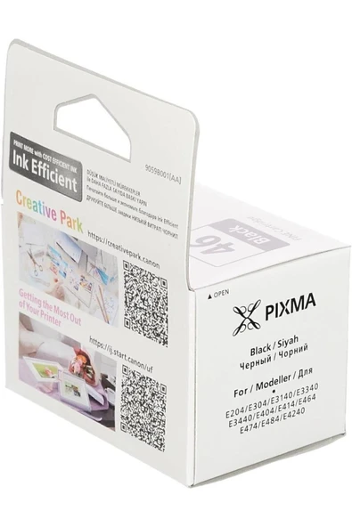 Pg-46 Siyah Kartuş (E404/E464/E414/E474/E484) Pg-46 Kartuş - Resim 2