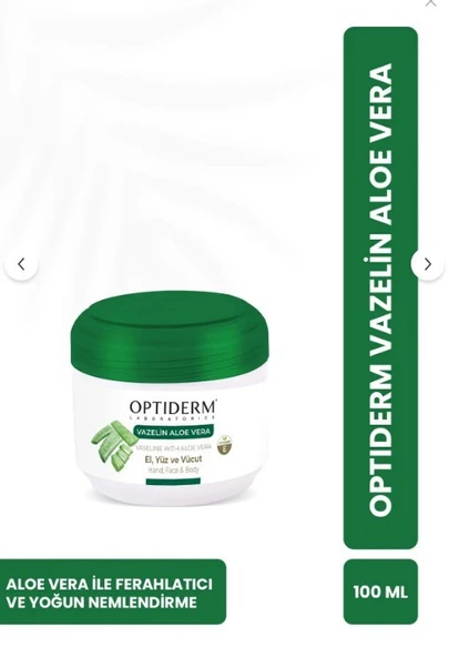Optiderm Vazelin Aloe Vera 100 ml