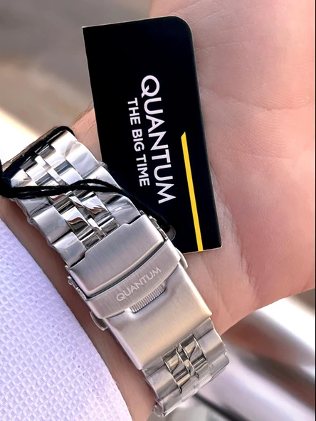 Quantum Beşiktaş Lisanslı İtalyan Tasarım Bileklik Hediyeli 10 Atm Taraftar Kol Saati EBJK1089.330 - Resim 6