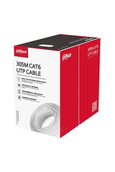 DAHUA Pfm920ı-6un-c 305m Cat6 Utp 0.53 Ofc Pvc Flame Retard Kablo 245061 - 1